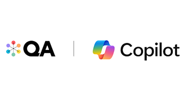 QA x Copilot logos