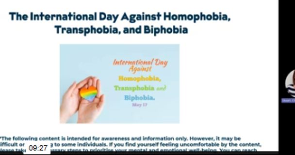 International day against homophobia, transphobia, and biphobia